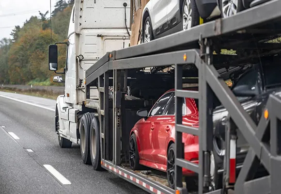 Nationwide open transport services for efficient long-distance vehicle shipping.